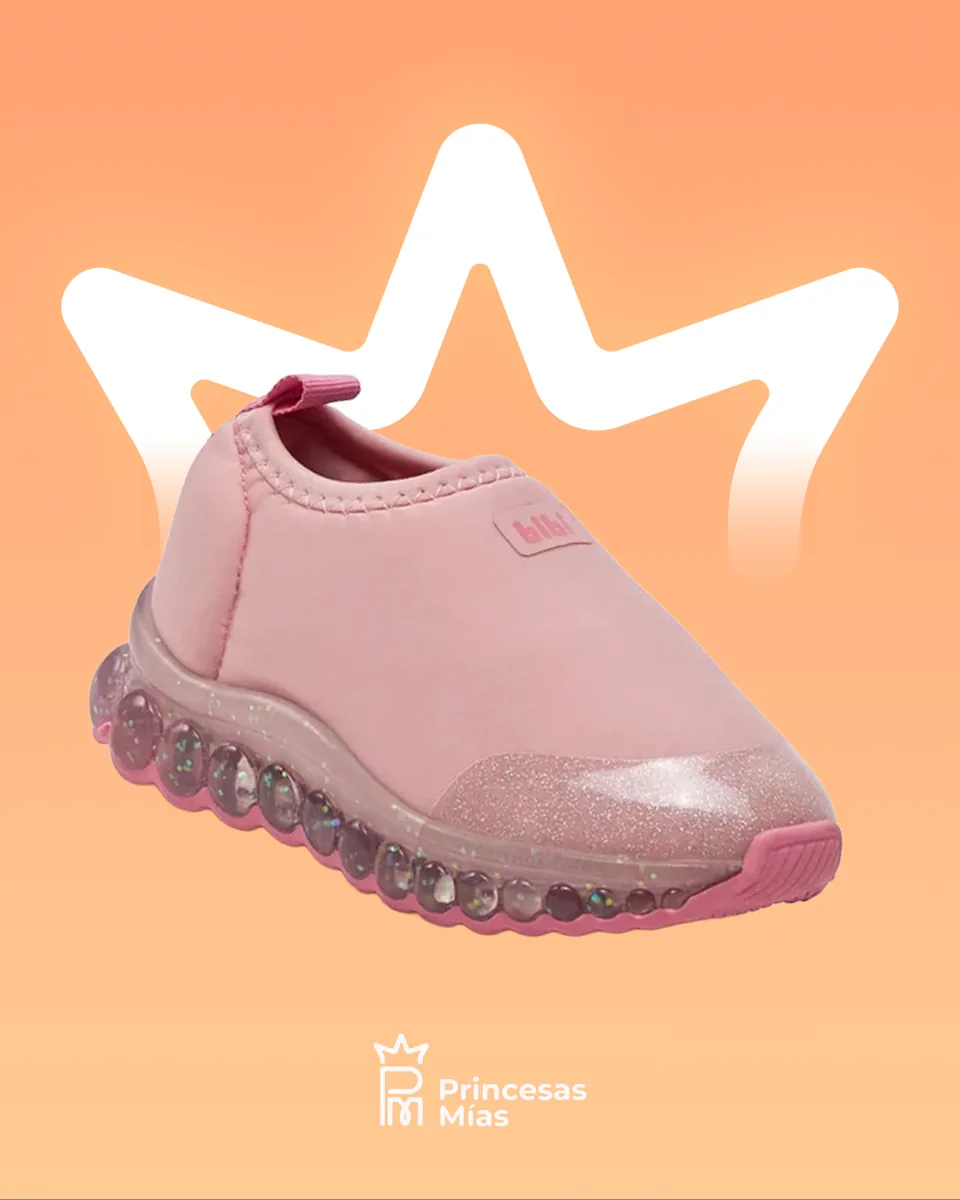 Tenis Bibi Roller Celebration Rosado Glitter 1079167
