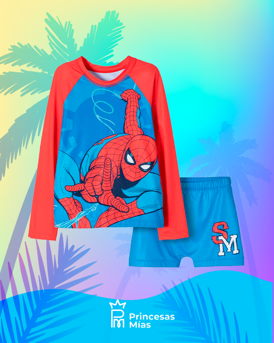 Traje de baño infantil Spidey - Protección solar UV 50