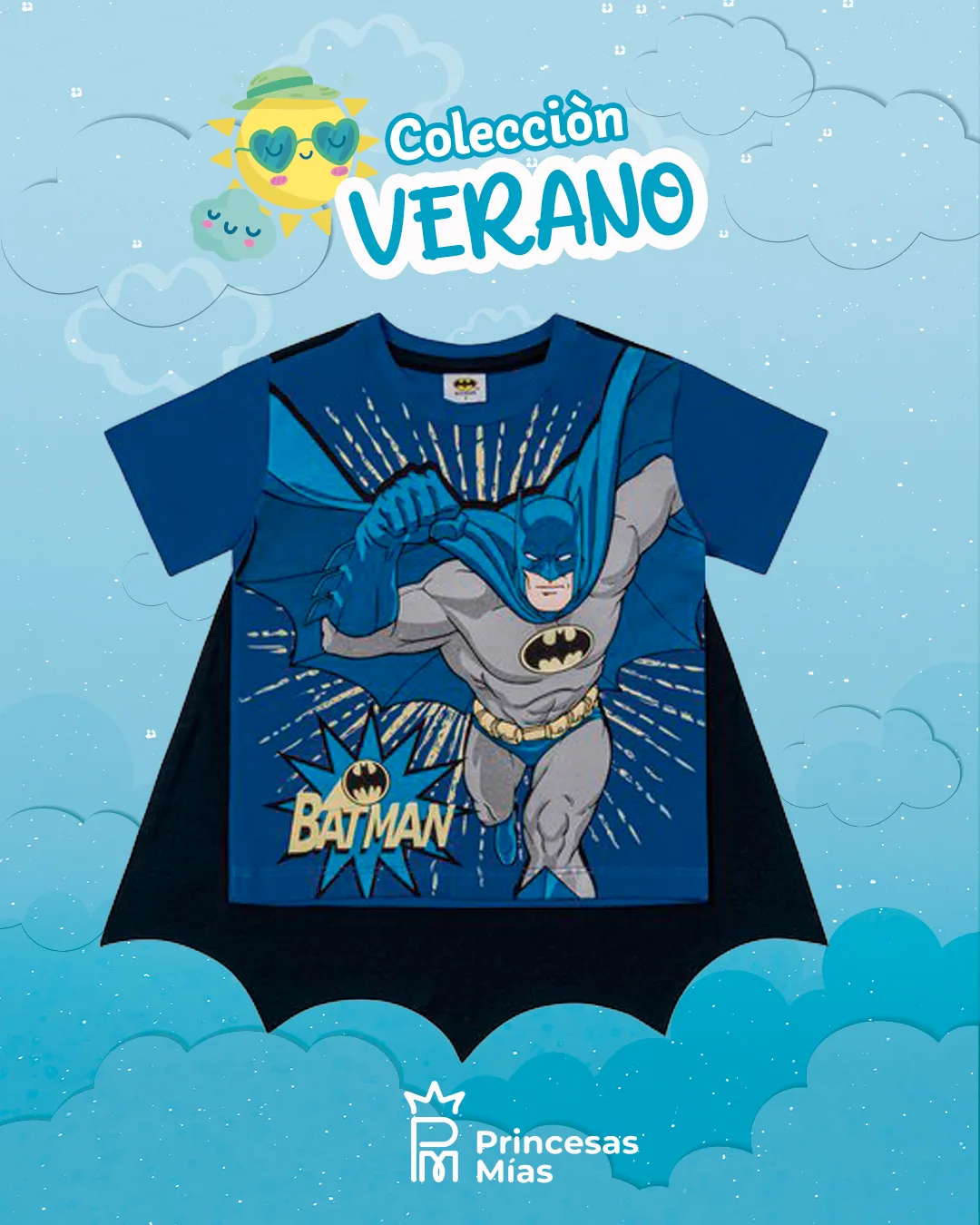 Remera Capa BATMAN 2457