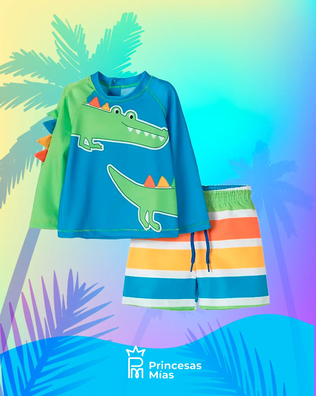 Traje de baño cocodrilo 93119406