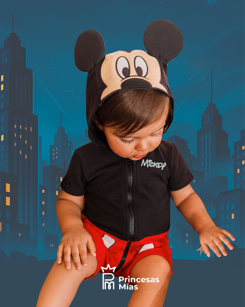 Enterizo Mickey con Capucha 3D 95139