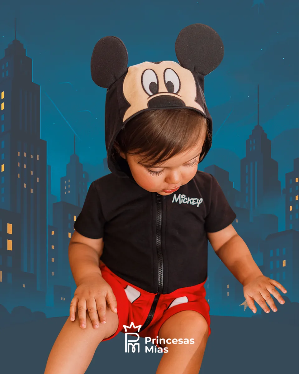 Enterizo Mickey con Capucha 3D 95139