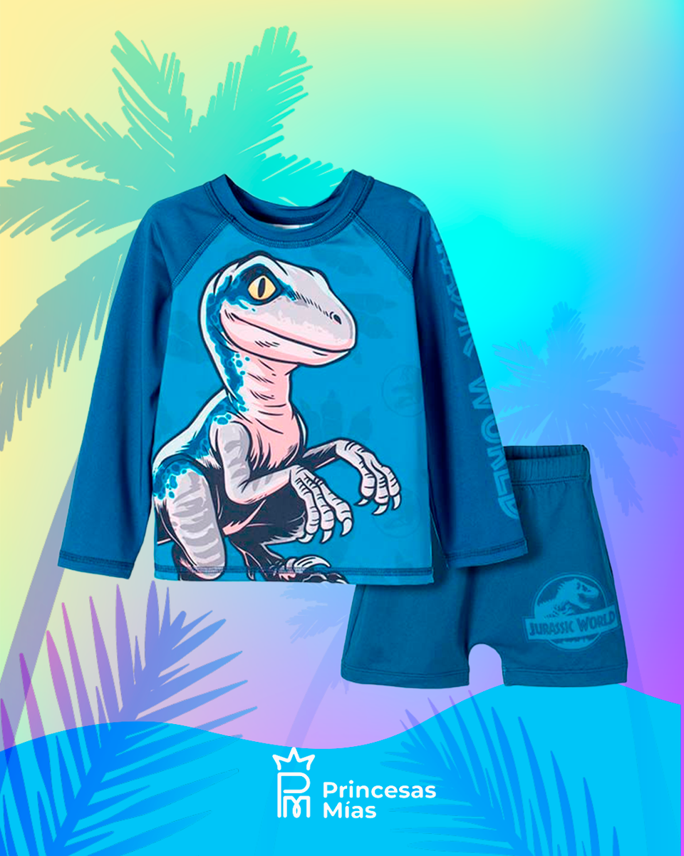 Traje de baño Jurassic World  – Protección Solar UV 50