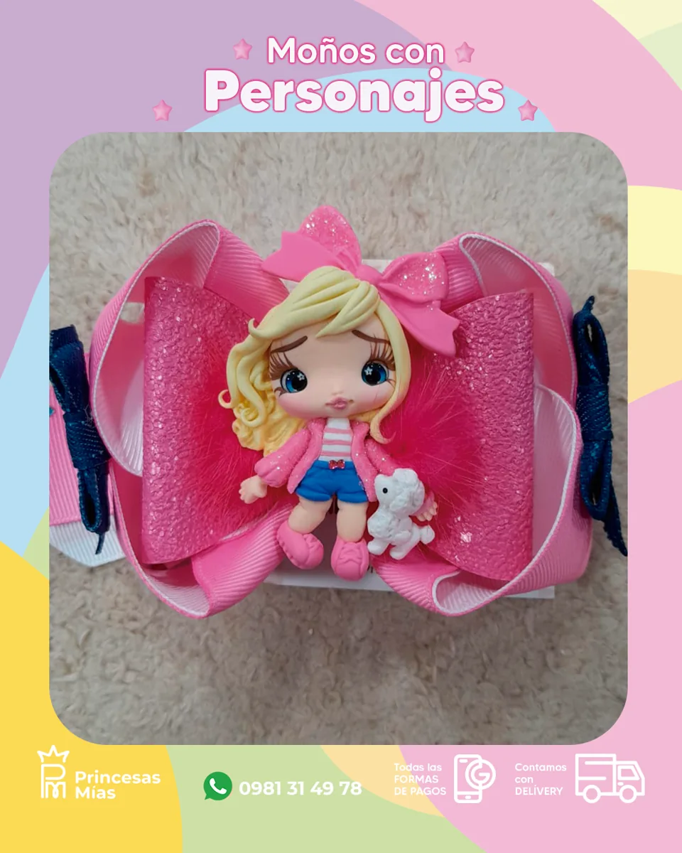 Moños Barbie 1100-9