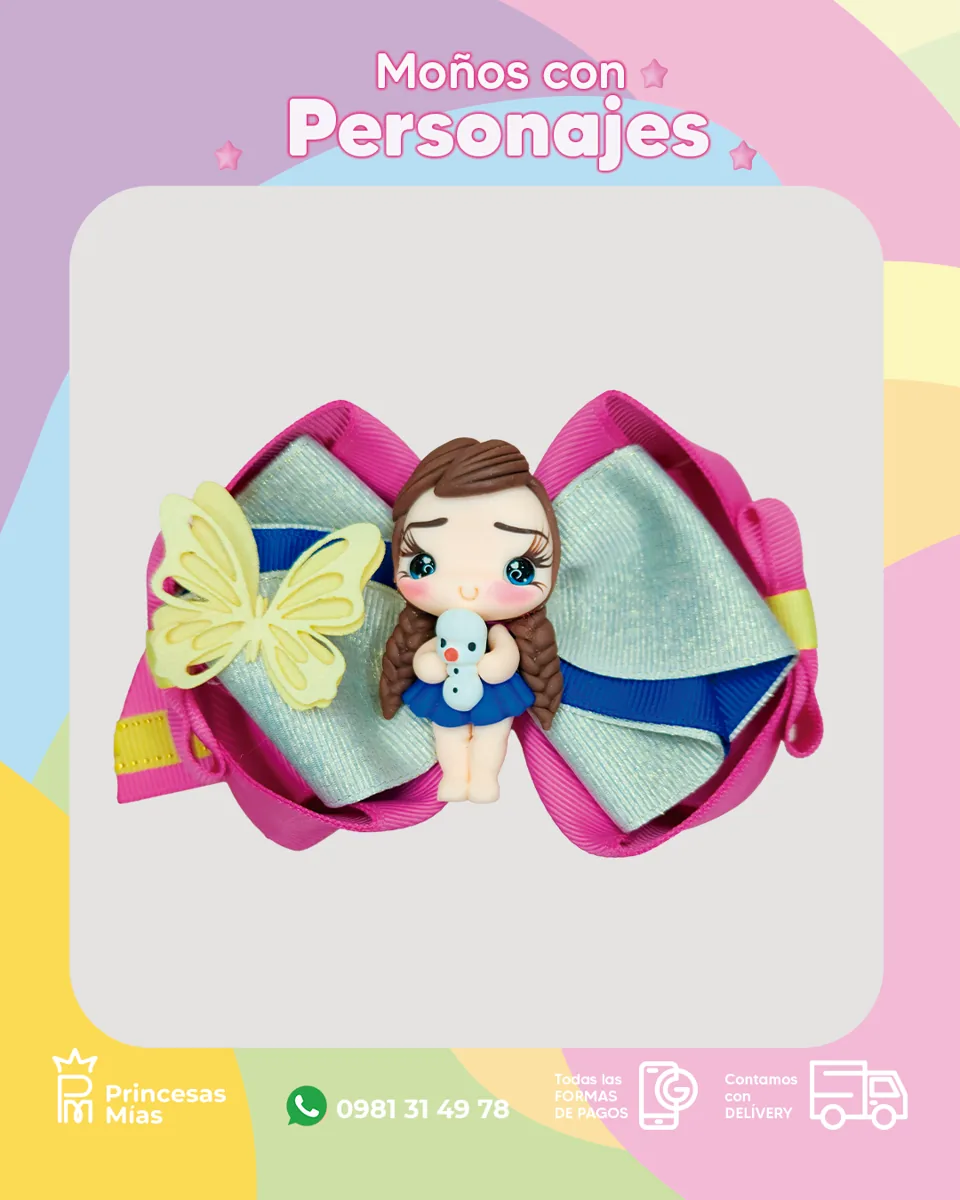 Moño Anna de Frozen ❄️1100-29