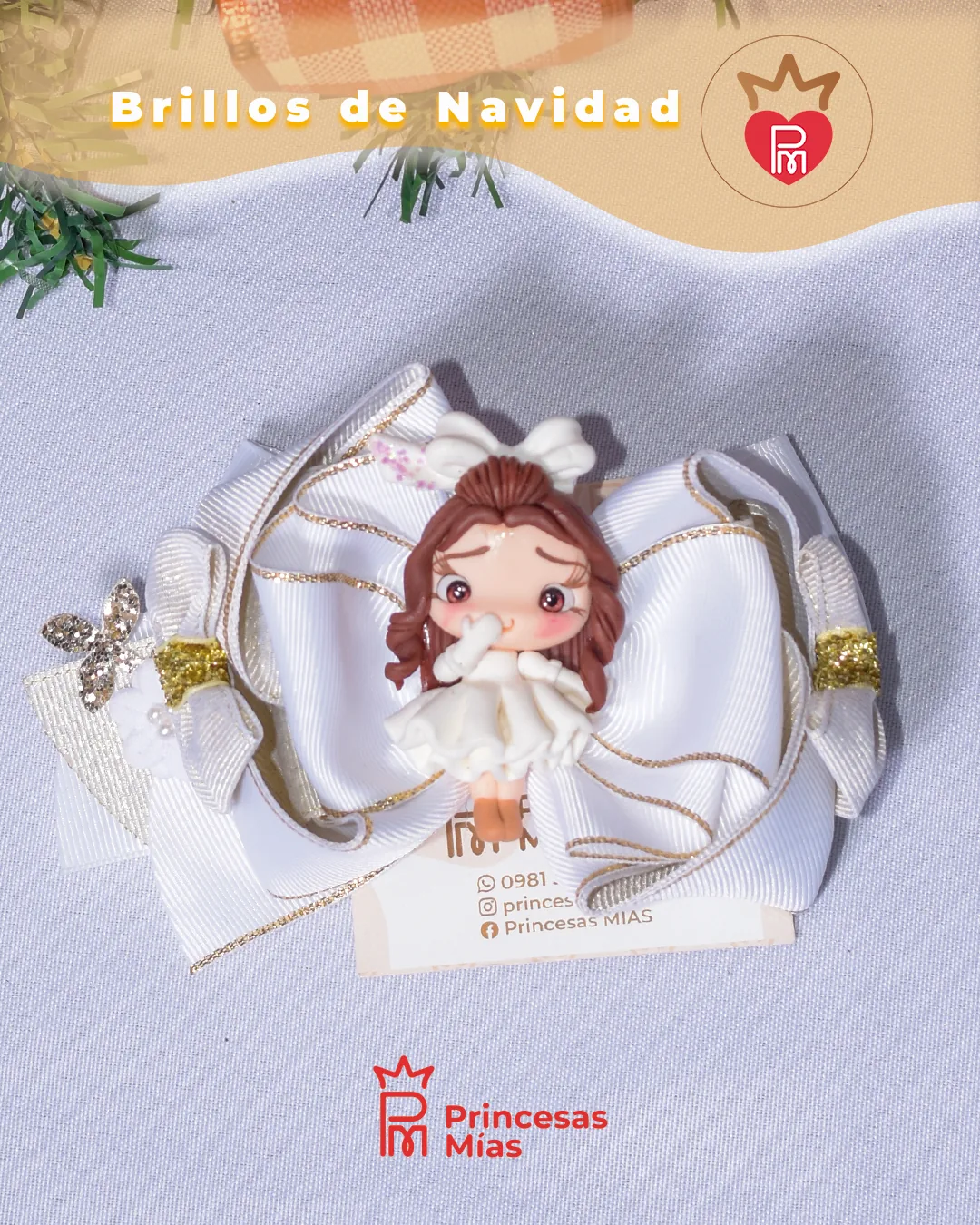 Moños con biscui 1100