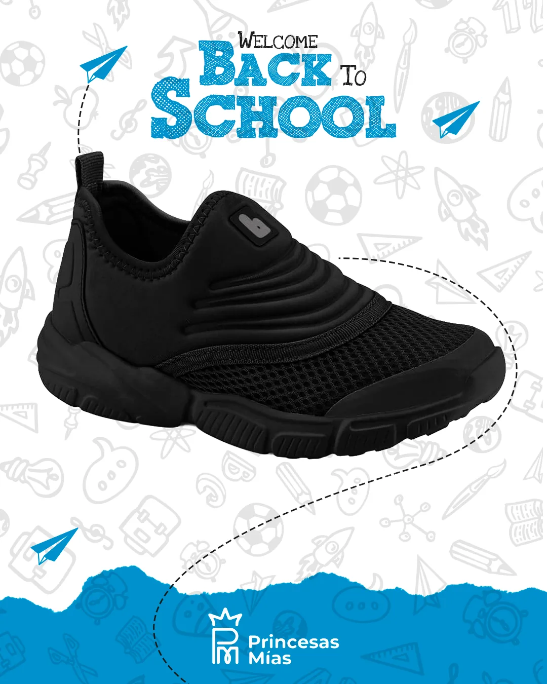 Tenis Bibi  – Negro (Unisex)1100216