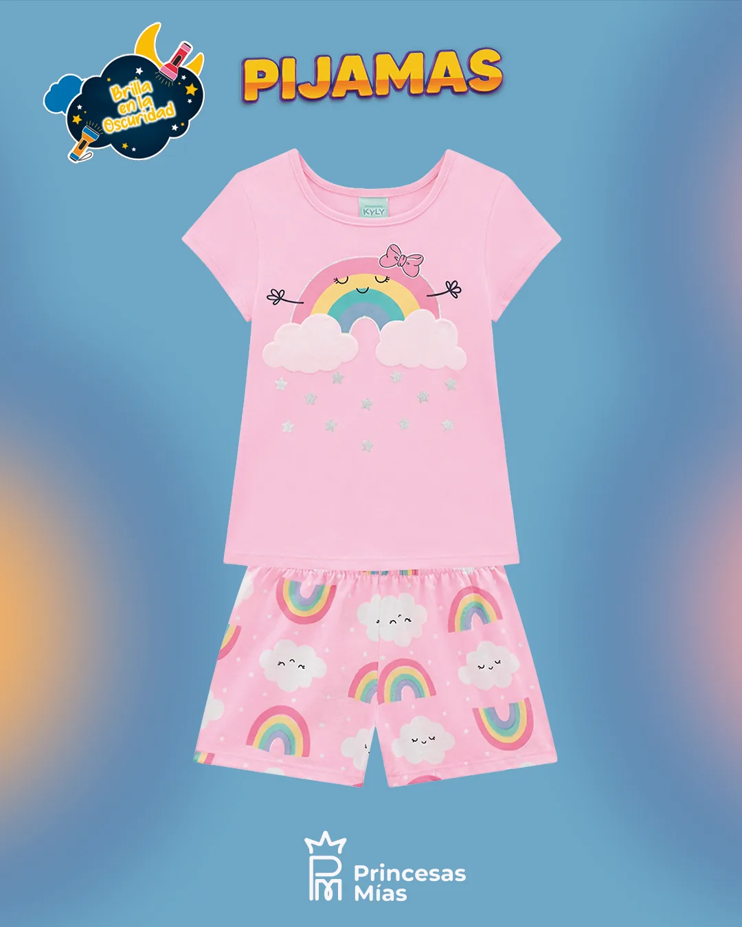 Pijama Arcoíris Rosa 111914