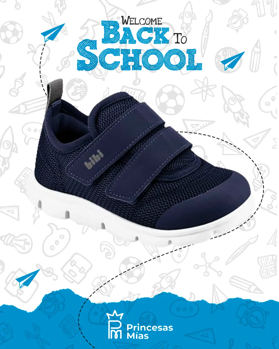 Tenis Bibi Energy Baby New II – Azul (Unisex) 1107209