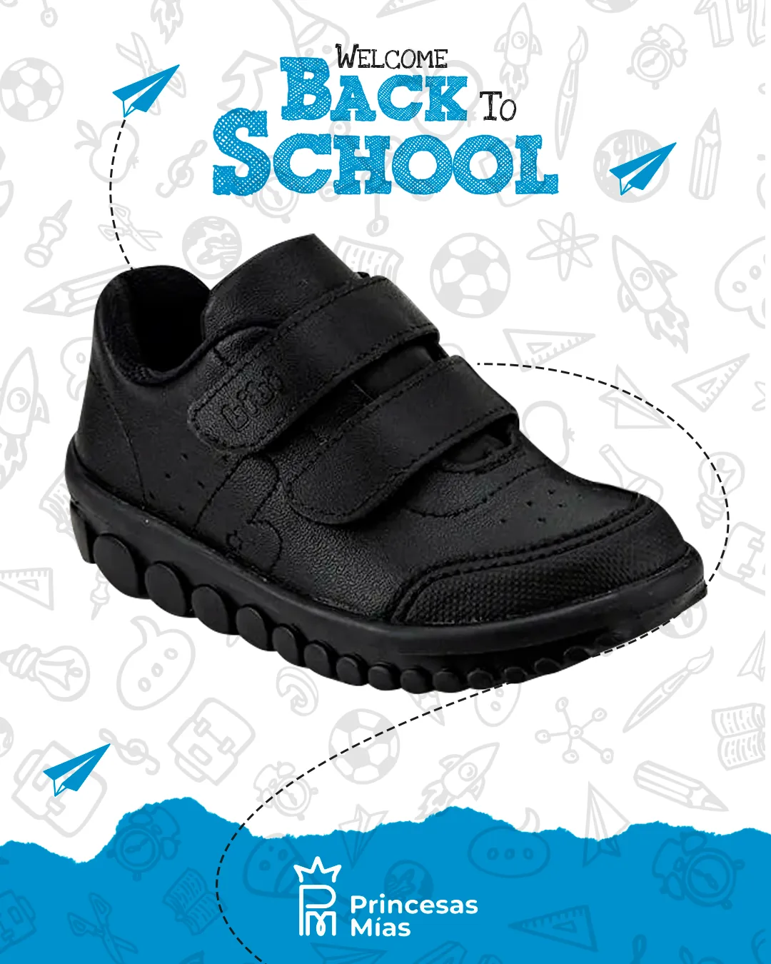 Tenis Bibi Roller Colegial 2.0 – Negro (Unisex) 1158008