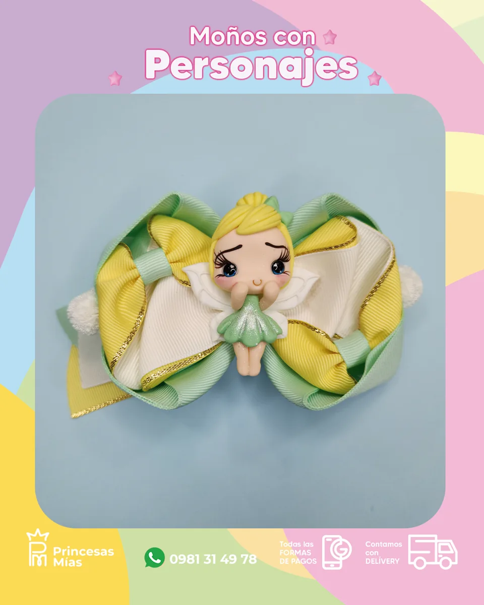 Moño Tinkerbell